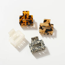 Brie | Classic Mini Square Eco-Friendly Claw Clip: Assorted