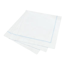 25ct Hemstitch Napkins |  Size: Cocktail Napkin (25x25cm) / Misty Green