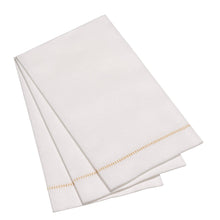 25ct Hemstitch Napkins |  Size: Cocktail Napkin (25x25cm) / Misty Green