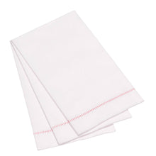 25ct Hemstitch Napkins |  Size: Cocktail Napkin (25x25cm) / Misty Green