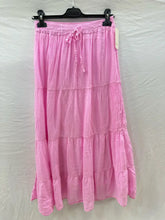 Cotton Voile Skirt With Lining @9143_JuCotDouble: Black
