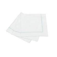 25ct Hemstitch Napkins |  Size: Cocktail Napkin (25x25cm) / Misty Green