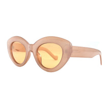 VALERIE | Transparent Light Brown | Polarized Sunglasses
