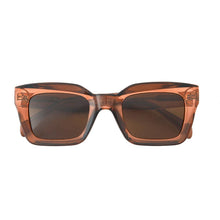 DELPHI | Transparent Brick / Brown Lens | Polarized Sunglasses
