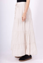 Cotton Voile Skirt With Lining @9143_JuCotDouble: Black