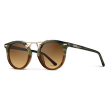 Skyler - Round Polarized Sunglasses: Beige Tortoise Frame/Brown Lens