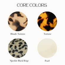 Brie | Classic Mini Square Eco-Friendly Claw Clip: Assorted