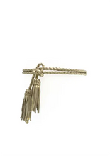 Fringe Soga Belt - Blue foil -