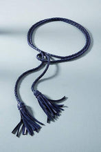 Fringe Soga Belt - Navy - OS
