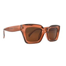 DELPHI | Transparent Brick / Brown Lens | Polarized Sunglasses