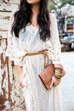 Fringe Soga Belt - Blue foil -