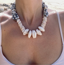 Conus Shell and seed necklace from Papua