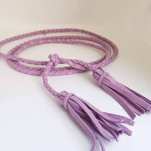 Fringe Soga Belt - Lilac - OS