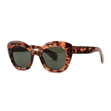 TALLIE | Tortoise | Green Lens | Polarized Sunglasses