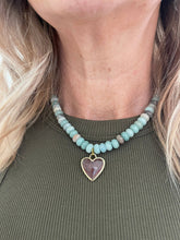 Caia Necklace: Lavender Jade with Amazonite