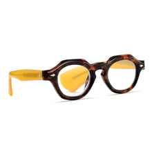 TOBY | Tortoise | Yellow Temples | Blue Light: 3.00