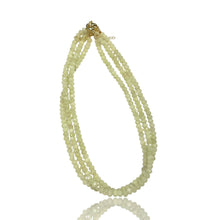 Faceted Bead Necklaces 6mm: Green & Black