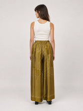 Satin trousers KD7789VS-29: Olive