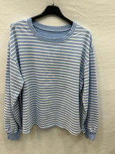 Stripe Sweatshirt:  Brown