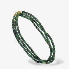Disc Bead Necklaces: Mixed pink,yellow,blue & green