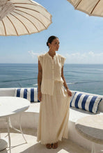 Sofia shirt in cotton/linen : Taupe / One Size