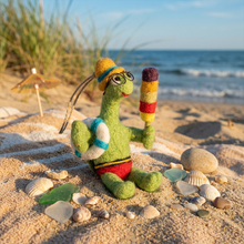 Handmade Shellbert the Tortoise Hanging Decoration