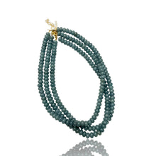 8mm Bead Necklaces: Grey