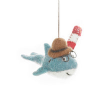 Handmade Needle Felt Summer Holiday Shark Hanging Decoration