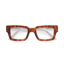 JONAH | Amber Tortoise | Transparent Matte Clear| Blue Light: 2.50