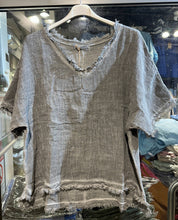 Fringe Blouse: Taupe