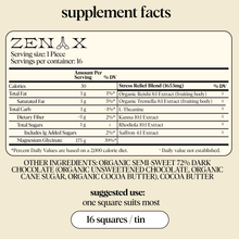 Zen-X — mushroom chocolate supplement for stress relief