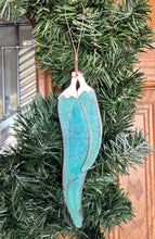 Chili Peppers Copper Christmas Ornament