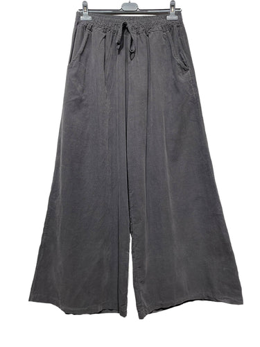 Baby Cord Wide Leg : grey