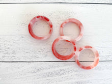 Sherbet Napkin Rings, set of four: Strawberry