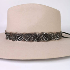 Western Feather Birch Hat Band