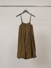 Strappy bubble dress TDM60626PN: Khaki