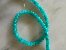 Lilly Gemstone Bead Necklace multi-color 8mm opals jade : Deep Orange