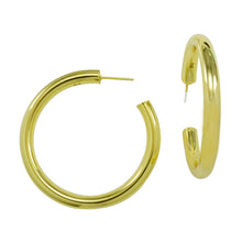 TOKYO HOOP EARRINGS: Silver - Rhodium
