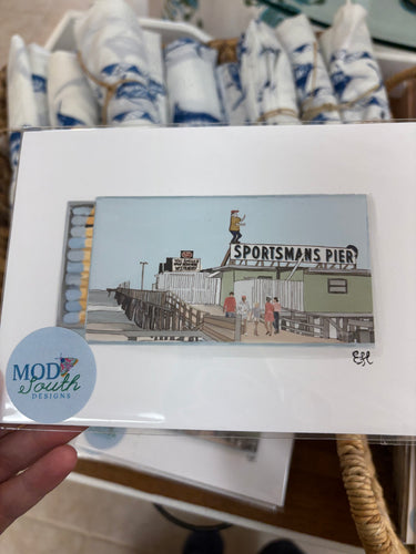 Sportsman Pier Matchbox Print