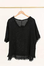 Fringe Blouse: Taupe