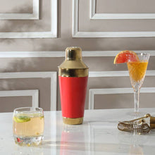 Hand-Painted Cocktail Shaker: White