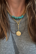 Ariel Necklace Turquoise: 16"
