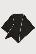 Knitted Triangle Shawl: Taupe