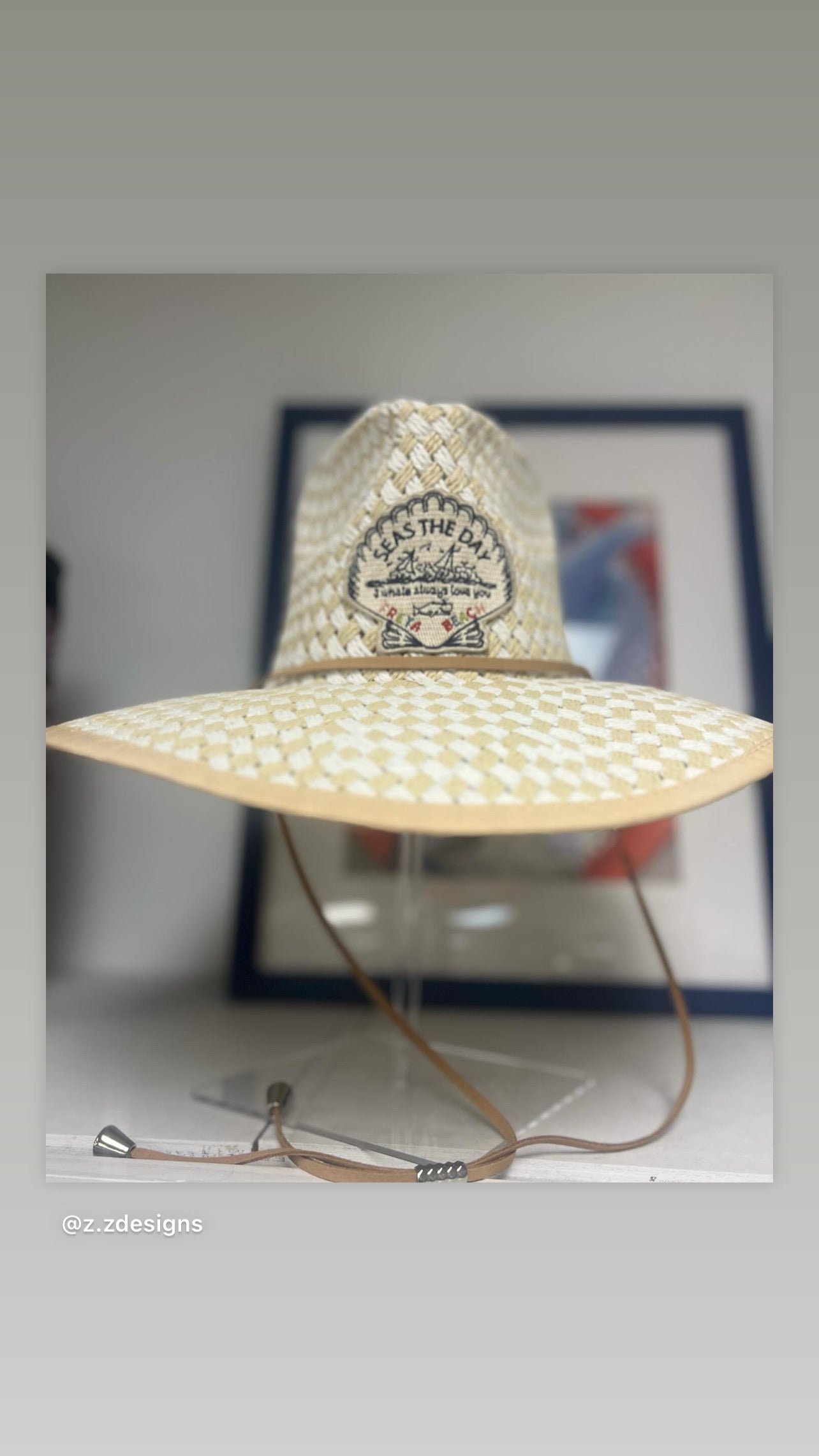 Freya Lifeguard Hat Ivory Sand Straw