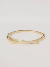 Grained leather rope belt BK007: Silver