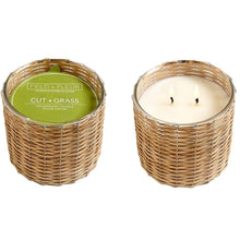 Cut Grass 2 Wick Handwoven Candle 12oz. Ctn.6