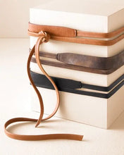 Skinny Wrap Belt - Charcoal Shimmer - OS