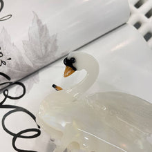 FASHIONABLE WHITE SWAN ACETIC ACID HAIR CLIP_CWAHA0549: TYPE6 / (OS) 2