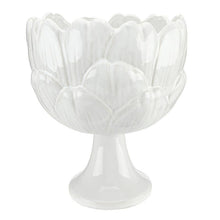 Ceramic Footed Artichoke Bowl - Large