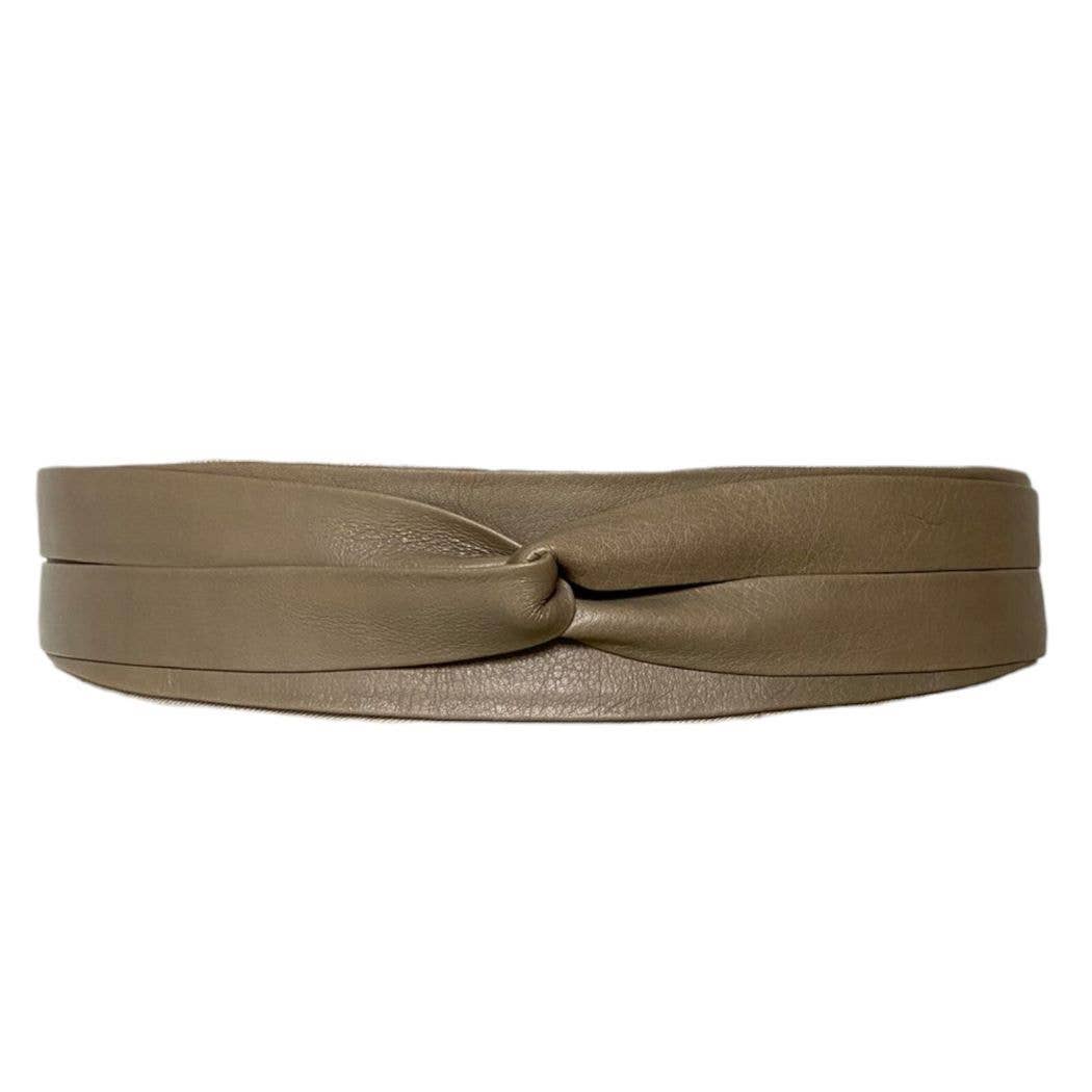 Midi Wrap Belt - Mushroom - OS